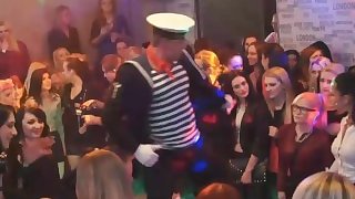 Moms And Girlfriends Turn Dirty & Shameful At CFNM Stripper Night