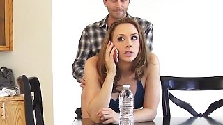 CHANEL PRESTON FUCKED IN DOGGYSTYLE WHILE MAKING A PHONE CALL