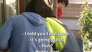 English subbed Naughty Night Life Between A Busty Aunt And Goofy Virgin Nep