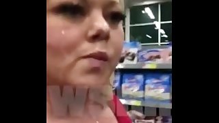Milf cum in face in public